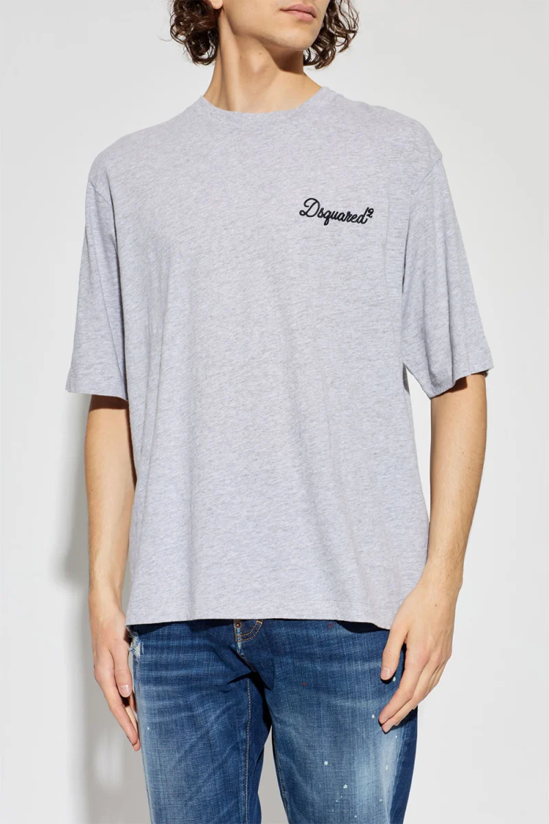 T-Shirt S74GD1526D20104 856M grey melange — снимка 2