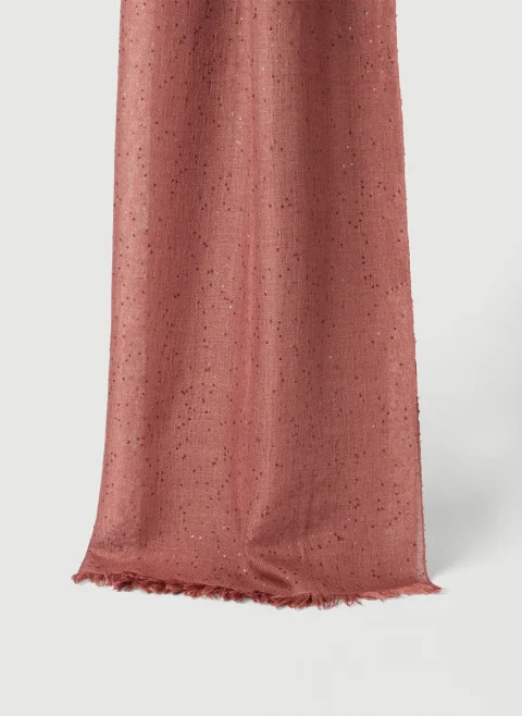 Шал с пайети Brunello Cucinelli — снимка 7