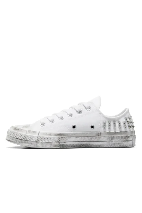 Sneakers Chuck 70 Studded A07208C 102-white/black/white — снимка 2