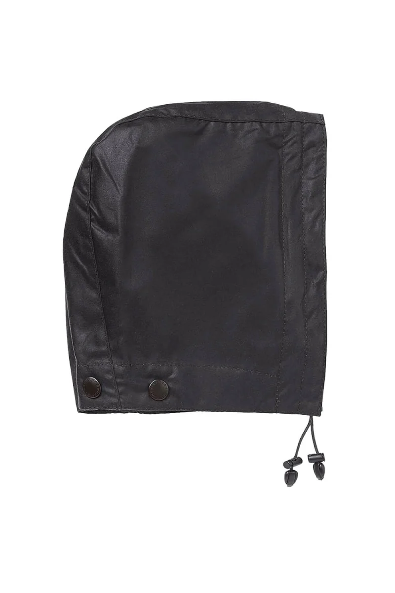 Hood Waxed Cotton Hood MHO0004 bk91 black/turf