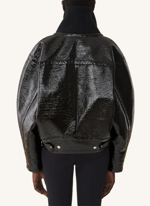 Късо 'Vinyl' яке Lanvin — снимка 3