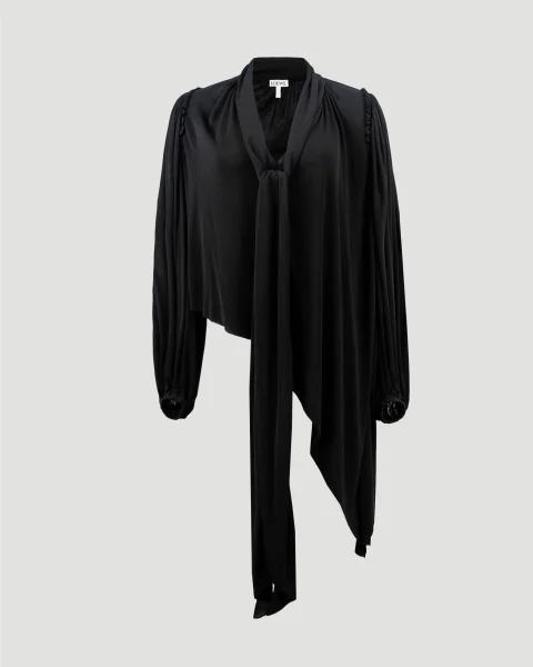 Asymmetric Top in Viscose Crepe Jersey