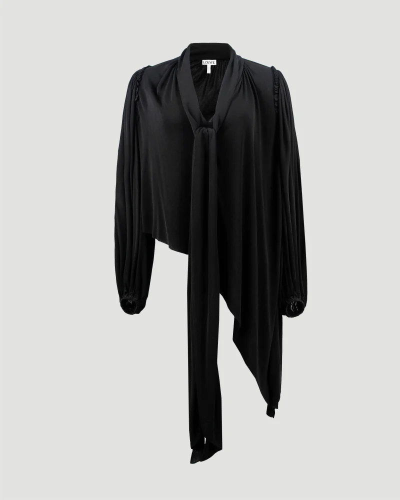 Asymmetric Top in Viscose Crepe Jersey