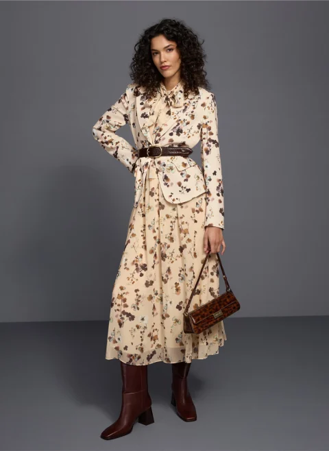 Сако с флорален принт Marc Cain Collections — снимка 6