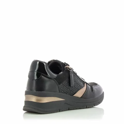 Дамски Сникърс TAMARIS – 1-1-23702-21 BLACK/COPPER — снимка 2