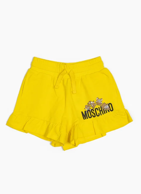 Къс панталон с лого принт Moschino Kids — снимка 5