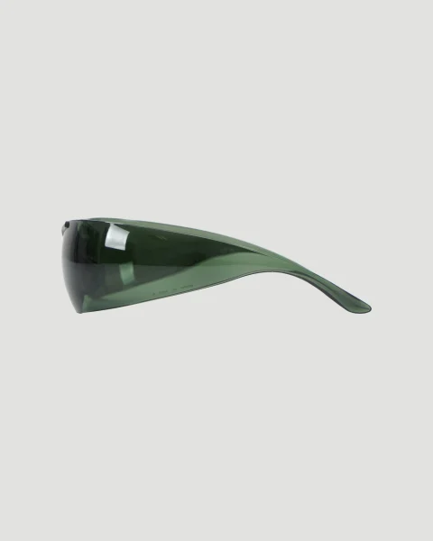 Afterhour Oval Sunglasses in Green — снимка 3