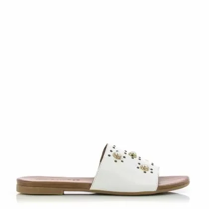 Дамски равни чехли GRUNLAND – 246 WHITE