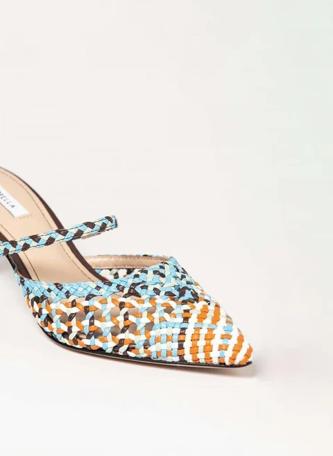 Обувки на ток 'Woven Mules' Marella Elgar — снимка 9