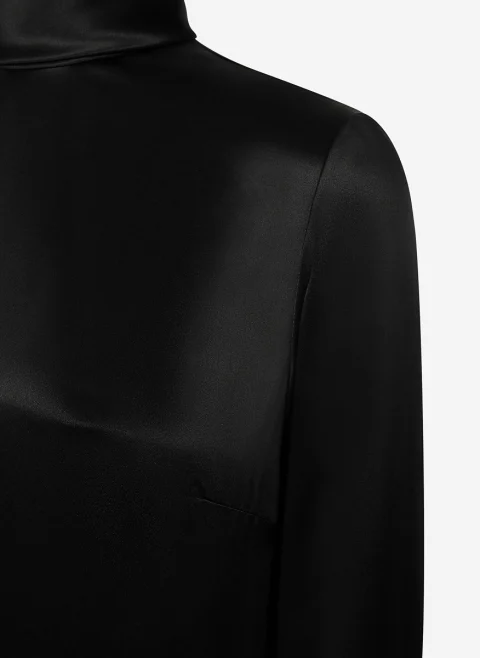 Блуза от копринен сатен Dolce&Gabbana — снимка 8