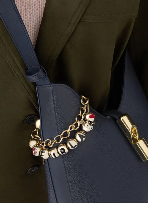 Мини чанта Furla Goccia Ink Blue — снимка 4