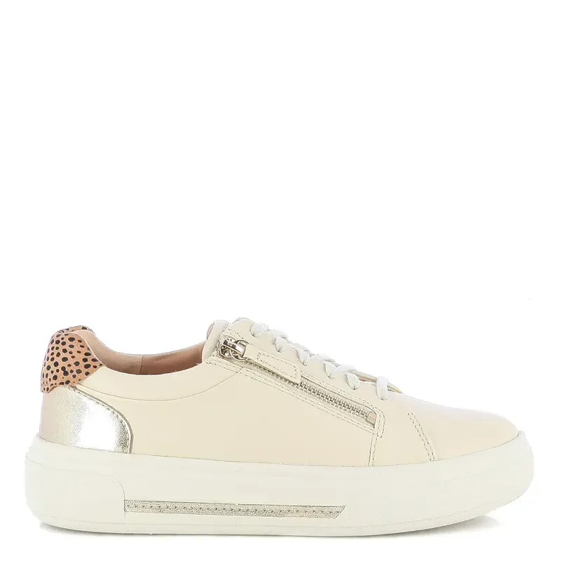 Дамски Сникърс CLARKS – 26185914 HOLLYROSE ZIP CREAM MULTI