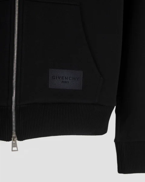 Couture Seam Zipped Hoodie in Scuba — снимка 2