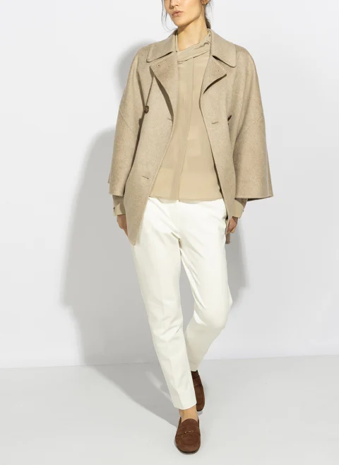 Пелерина от кашмир Max Mara Mxaospite — снимка 6