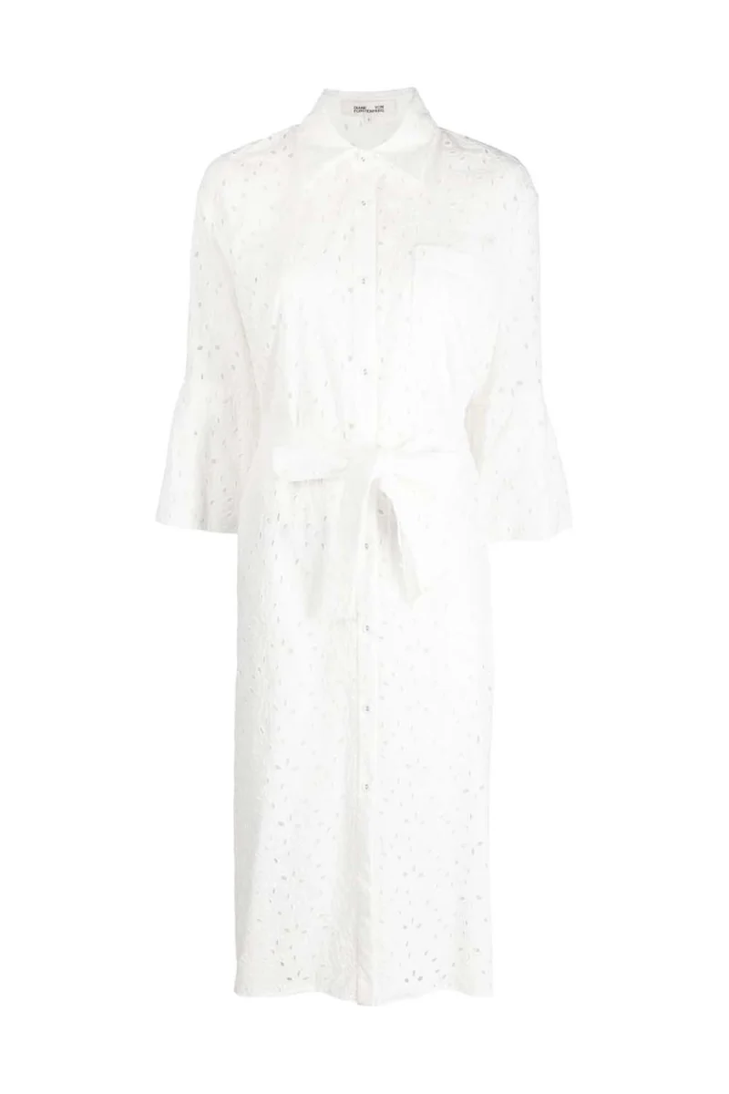 Рокля Dvf Liora Dress DVFDL1R041WHITE white