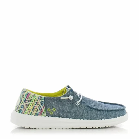 Дамски Ежедневни HEY DUDE – 43156-4NY WENDY FUNK BLUE/MULTI