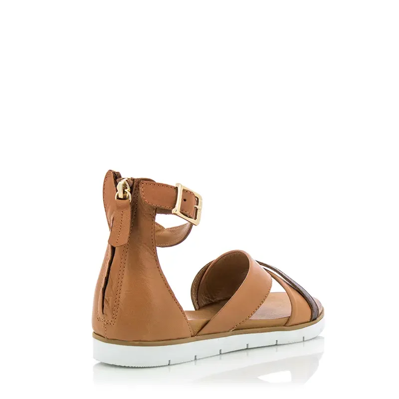 Дамски Равни Сандали 2GO – 030-82-0432 COCONUT-BROWN — снимка 2