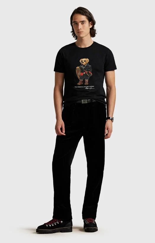 Слим тениска с Polo Bear принт — снимка 2