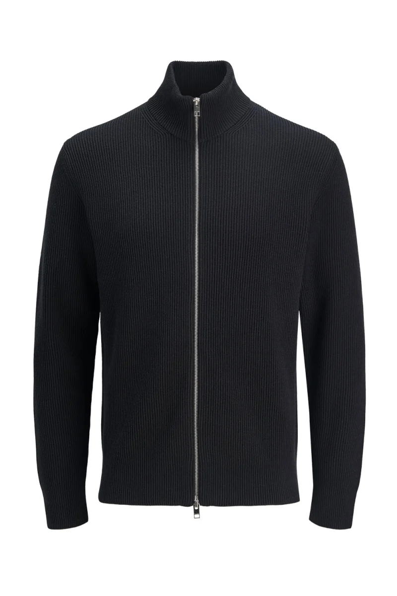 Жилетка Jjeperfect Knit Zip 12279409 C-N10 black