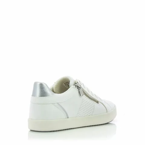 Дамски Сникърс GEOX – D366HE 229 D BLOMIEE WHITE/SILVER — снимка 2