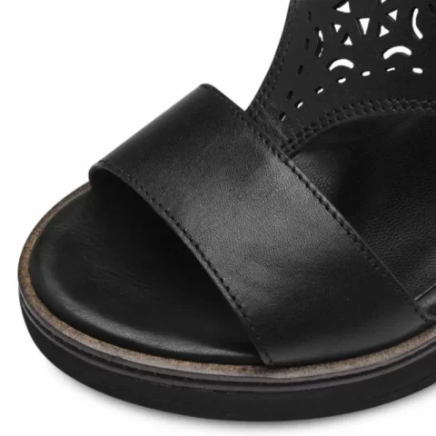 Дамски Сандали На Платформа TAMARIS – 1-28214-42-001 BLACK — снимка 4