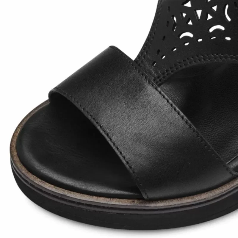 Дамски Сандали На Платформа TAMARIS – 1-28214-42-001 BLACK — снимка 4
