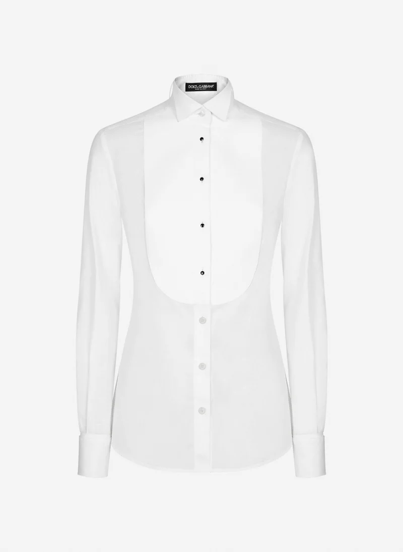 Риза 'Piqué front' Dolce&Gabbana — снимка 5