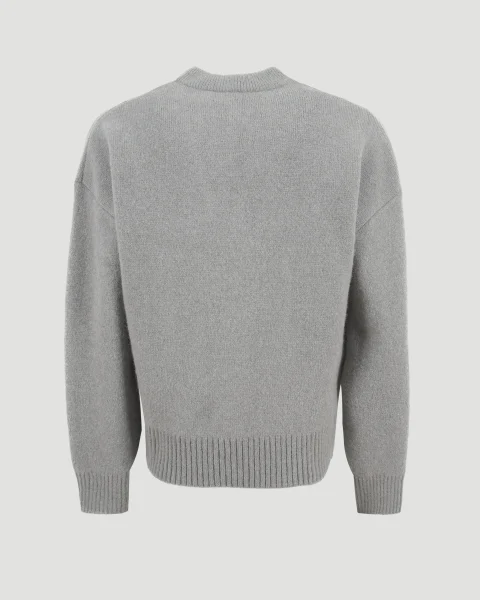 Alpaca Ami de Coeur Cardigan in Grey — снимка 3