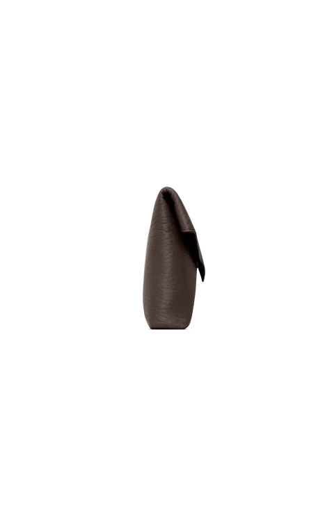 Cassandre Large Envelope Pouch in Lambskin in Brown — снимка 4