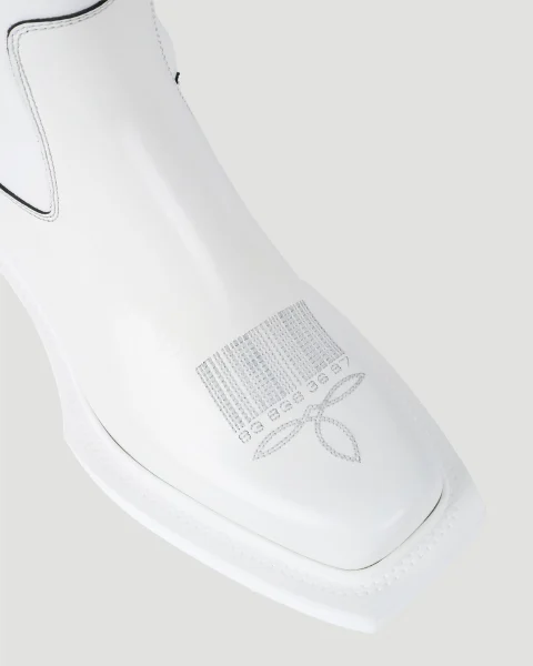 Cowboy Boots in White — снимка 4