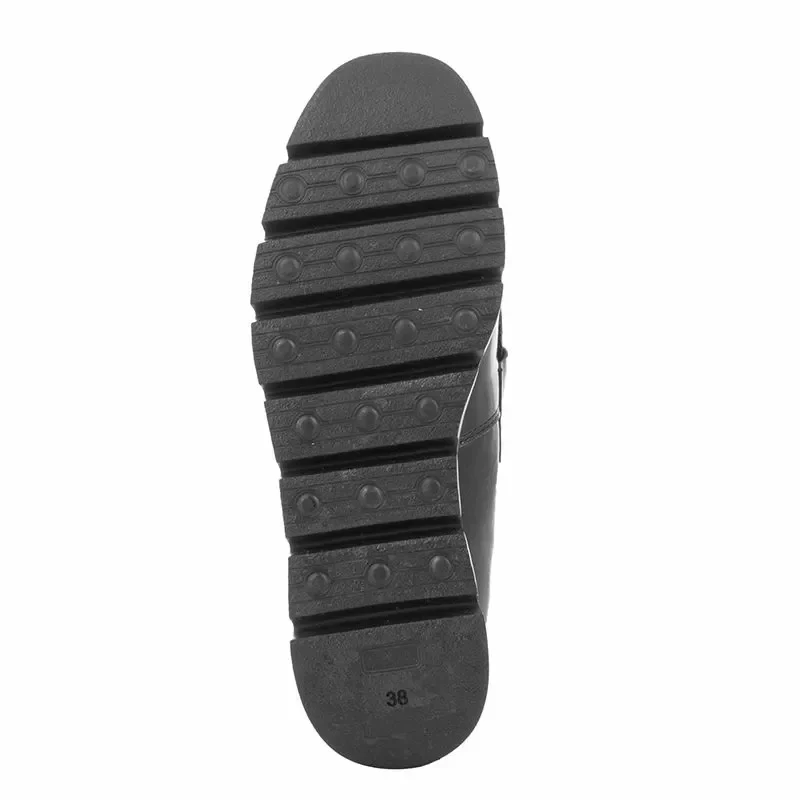 Дамски Равни Боти VERONELLA – 375-2221 BLACK PATENT — снимка 5