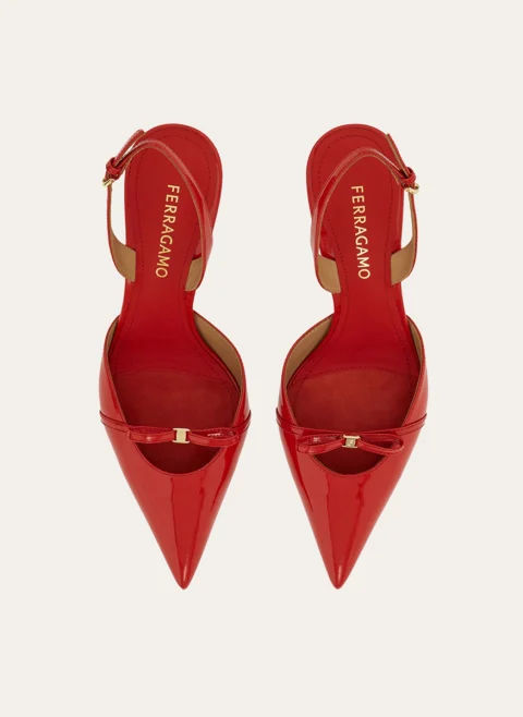 Обувки 'Mini bow slingback' Ferragamo — снимка 3