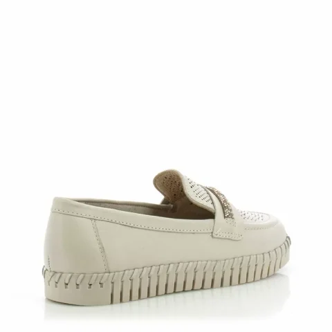 Дамски Лоуфър BOTTERO – 354319 OFF WHITE — снимка 2