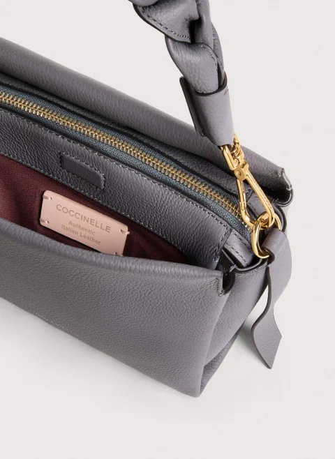 Кожена чанта Coccinelle Boheme Small — снимка 8