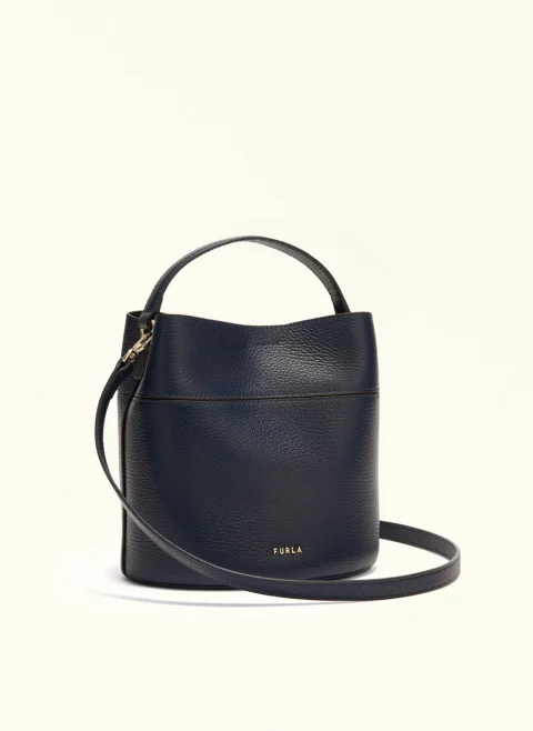 Мини чанта 'Bucket' Furla Amelia Ink Blue — снимка 4