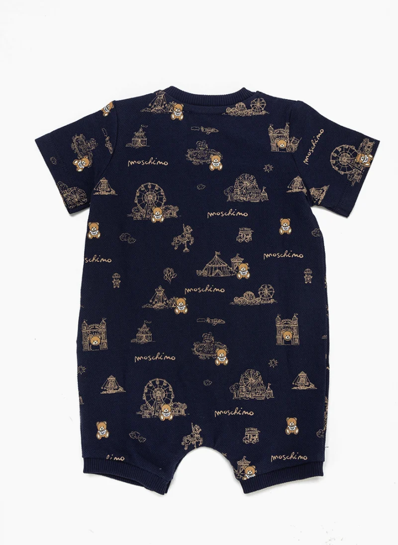 Боди с цялостен принт Moschino Kids — снимка 2