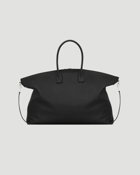 Giant Bowling Tote in Grained Leather — снимка 2