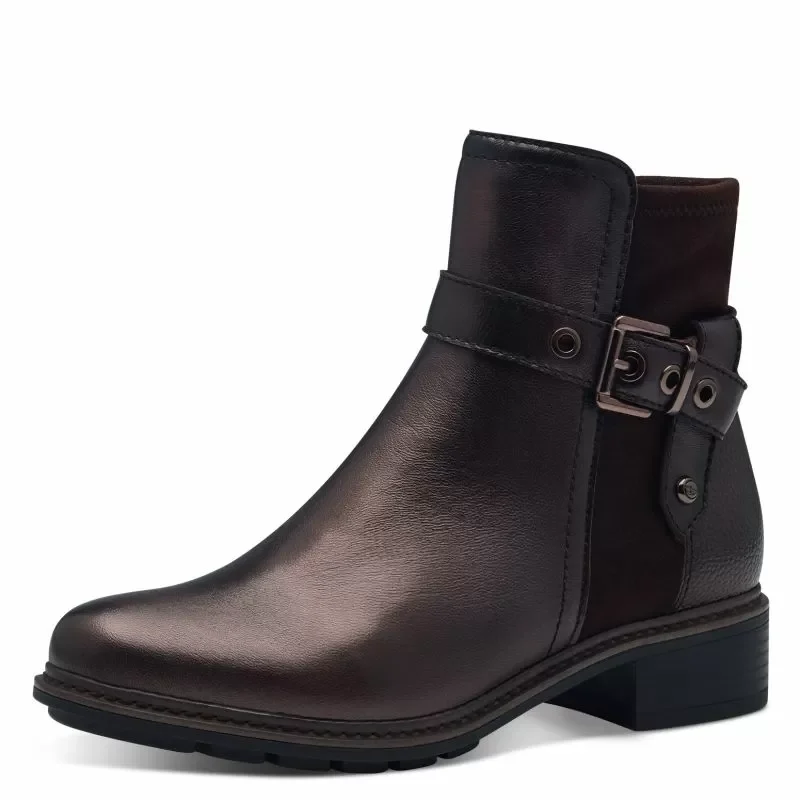 Дамски Равни Боти TAMARIS – 1-25425-43-351 MOCCA METALL. — снимка 3