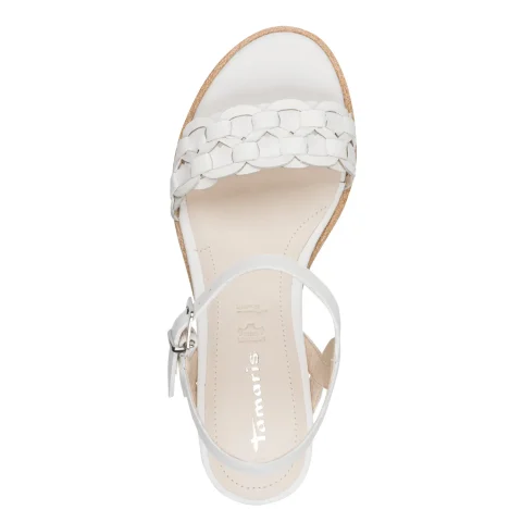 Дамски Сандали На Платформа TAMARIS – 1-28334-46-100 WHITE — снимка 5
