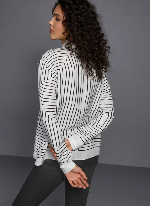 Риза с коприна Marc Cain Collections — снимка 7