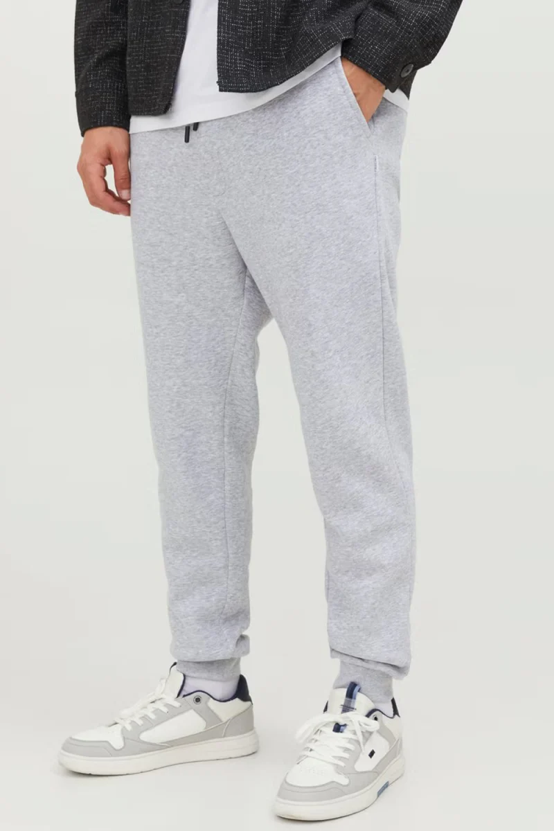 Долнище Jpstgordon Bradley 12249274 BS000086 light grey melange — снимка 2