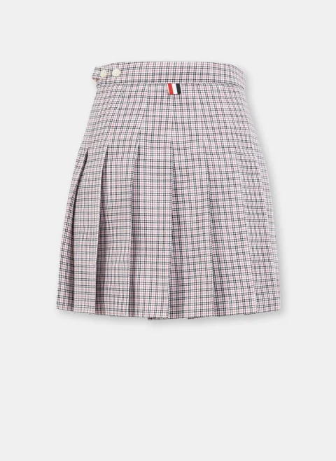 Мини пола с кариран принт Thom Browne — снимка 2