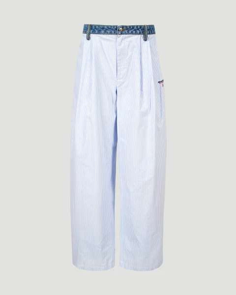 Denim Waistband Trousers