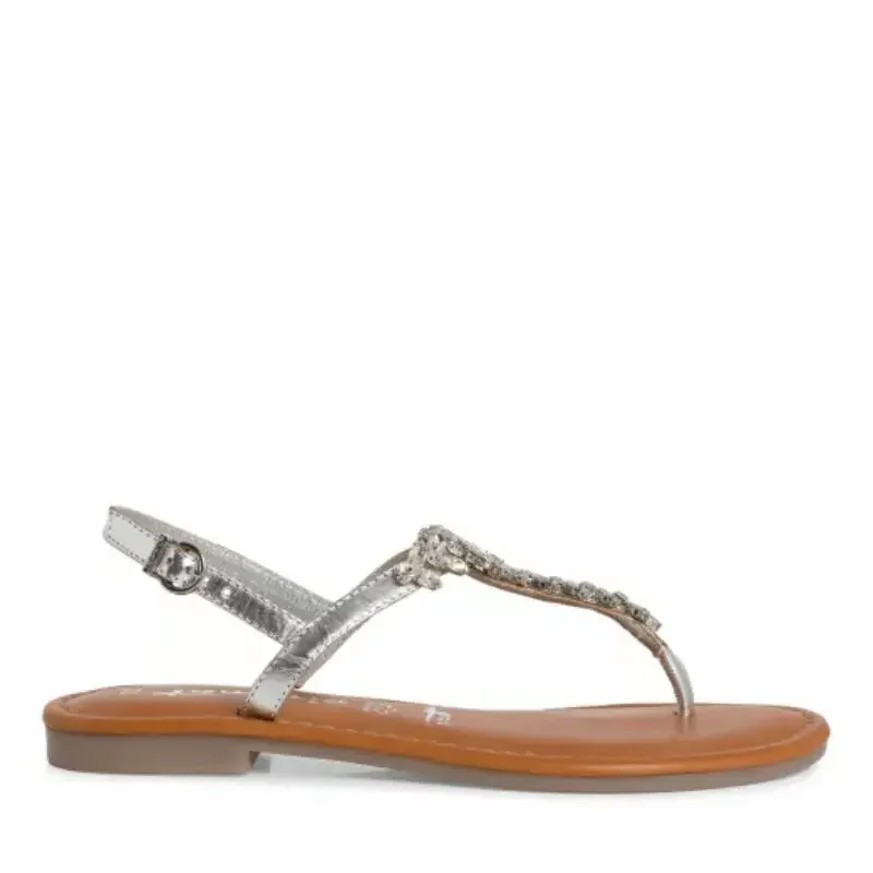 Дамски Равни Сандали TAMARIS – 1-28124-42-941 SILVER