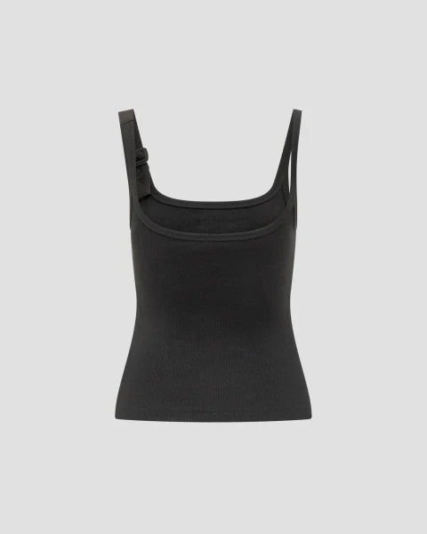 Buckle 90s Rib Tank Top — снимка 2