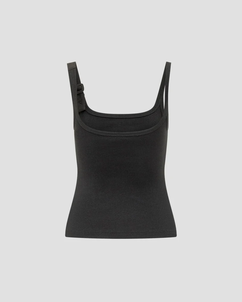 Buckle 90s Rib Tank Top — снимка 2