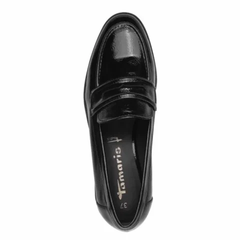 Дамски Лоуфър TAMARIS – 1-24304-41-018 BLACK PATENT — снимка 4