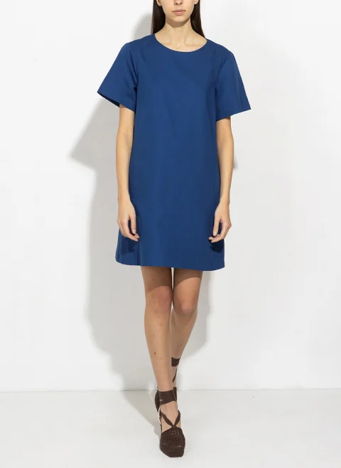 Къса рокля от памук Weekend Max Mara Wkdaloa — снимка 5