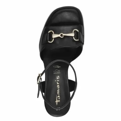 Дамски Сандали На Ток TAMARIS – 1-28002-42-001 BLACK — снимка 5