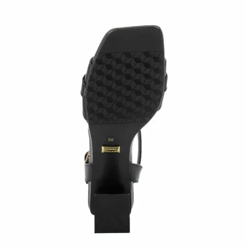 Дамски Сандали На Ток DONNA ITALIANA – 11659-652-665 BRINDISI VZ FRENCH BLACK — снимка 4